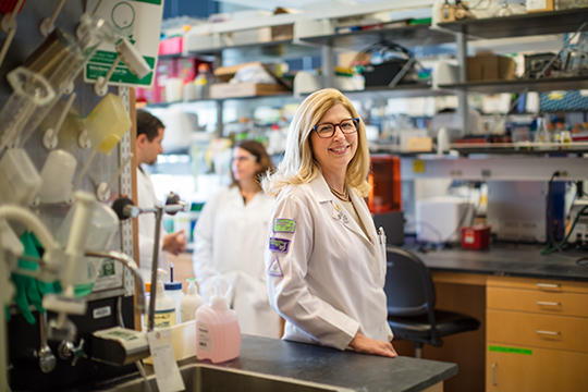 Image of woman in lab