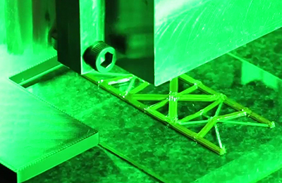 3D printing process used to fabricate designed materials