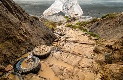California landslide