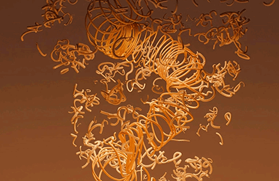 artistic representation of intrinsically disordered proteins